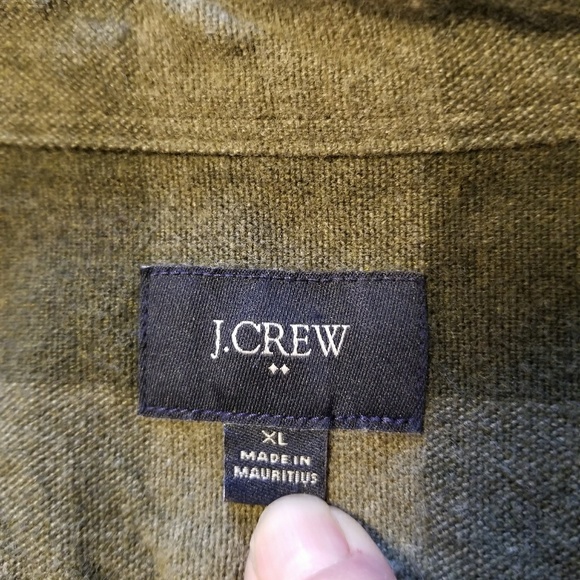 J. Crew men's shirt/long sleeve/elbow patches - Picture 2 of 8